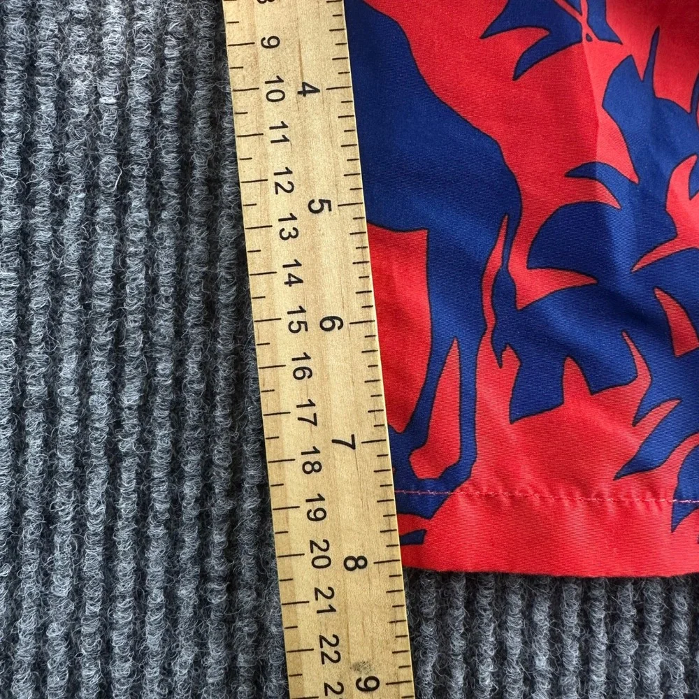 Polo Ralph Lauren Mens Red Navy Safari Animal Print Swim Trunks XXL 2530